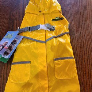 Yellow raincoat for pups